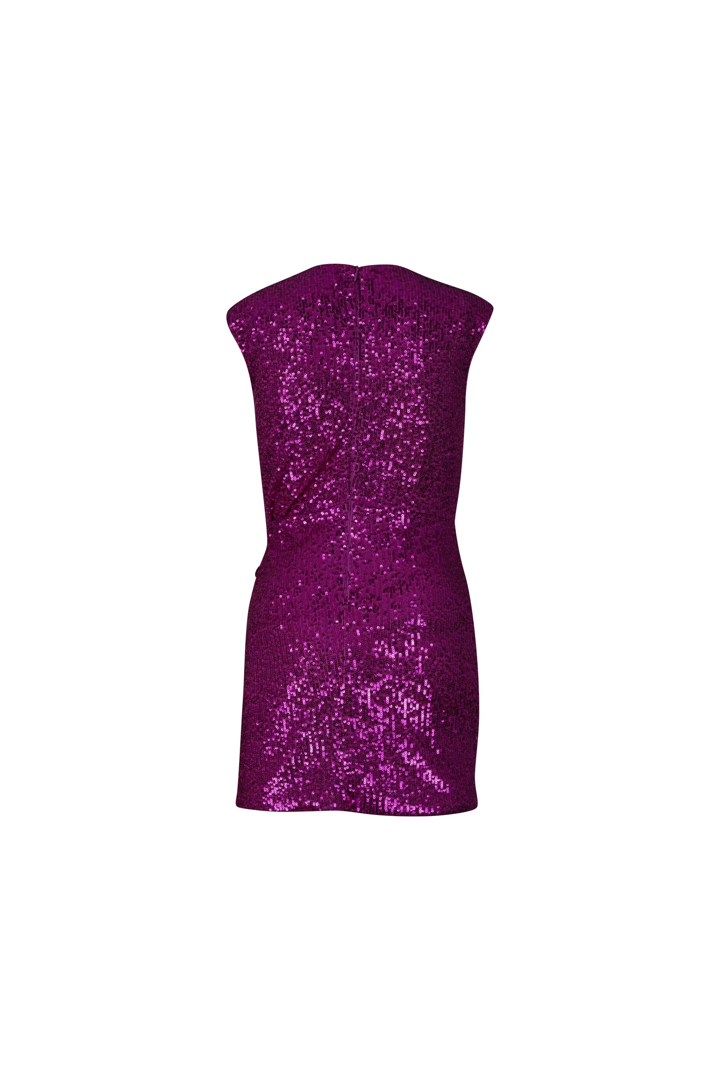 Fuchsia Sequin Mini Dress