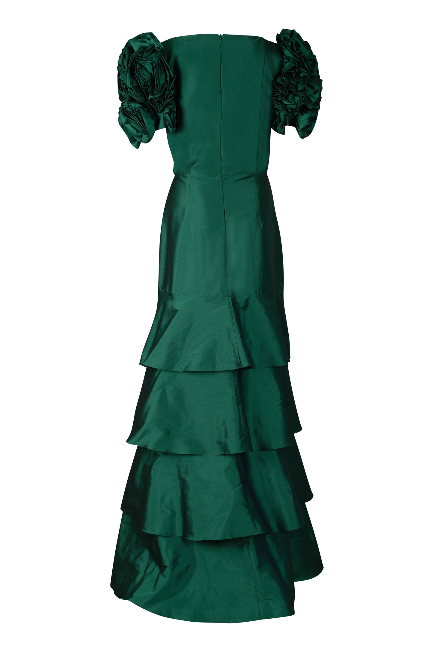 Green Taffeta Gown