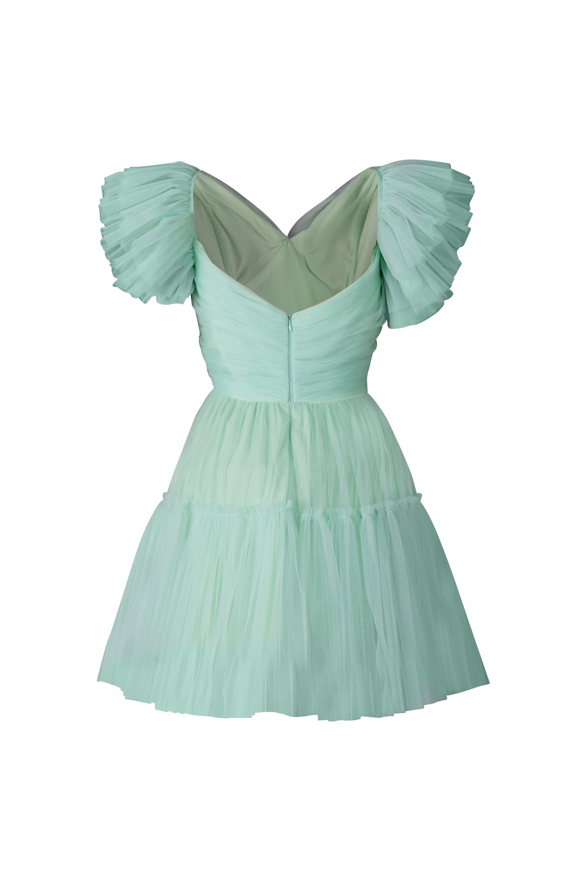 Tulle Mint Green Cocktail Dress
