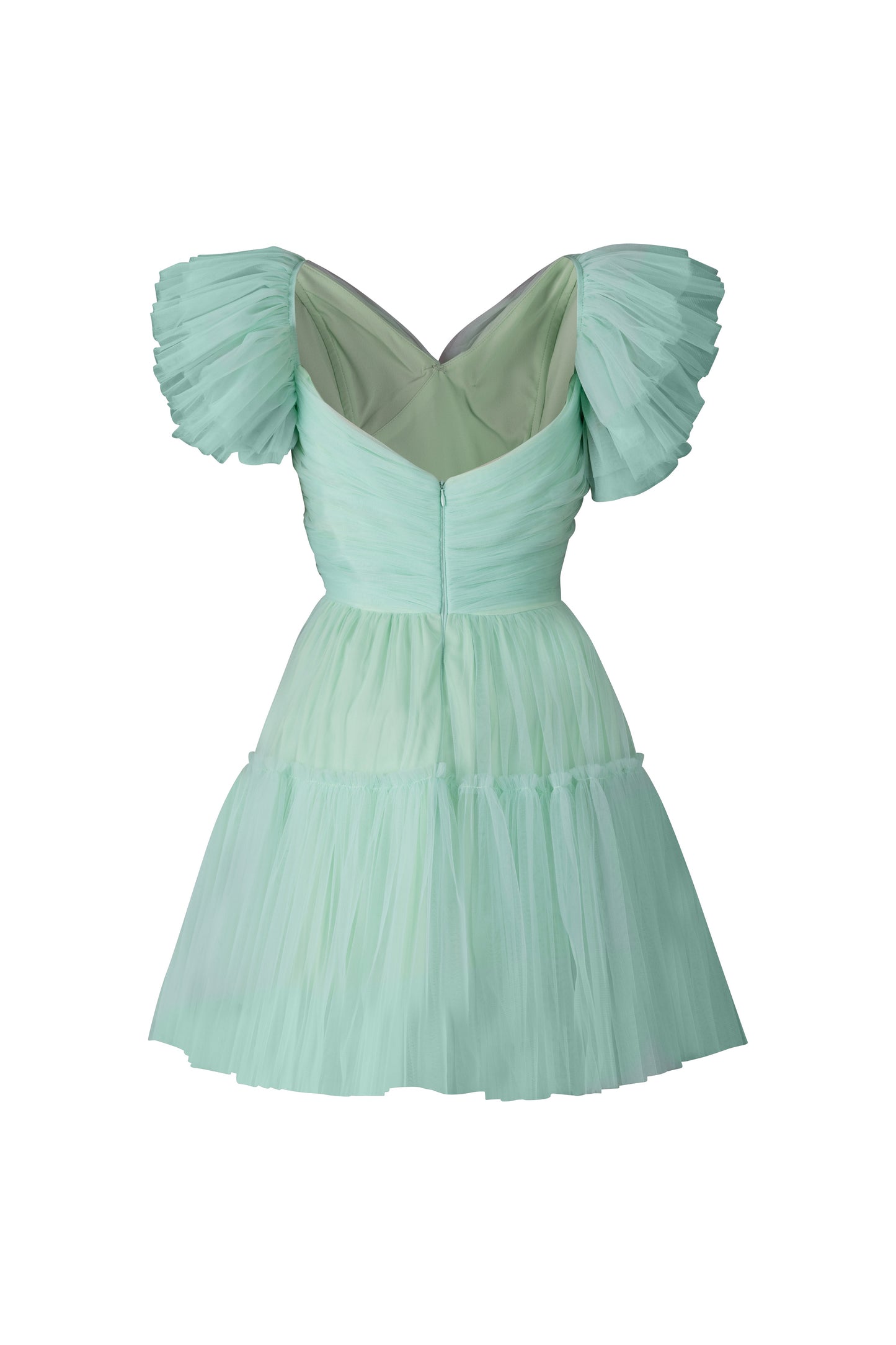 Tulle Mint Green Cocktail Dress
