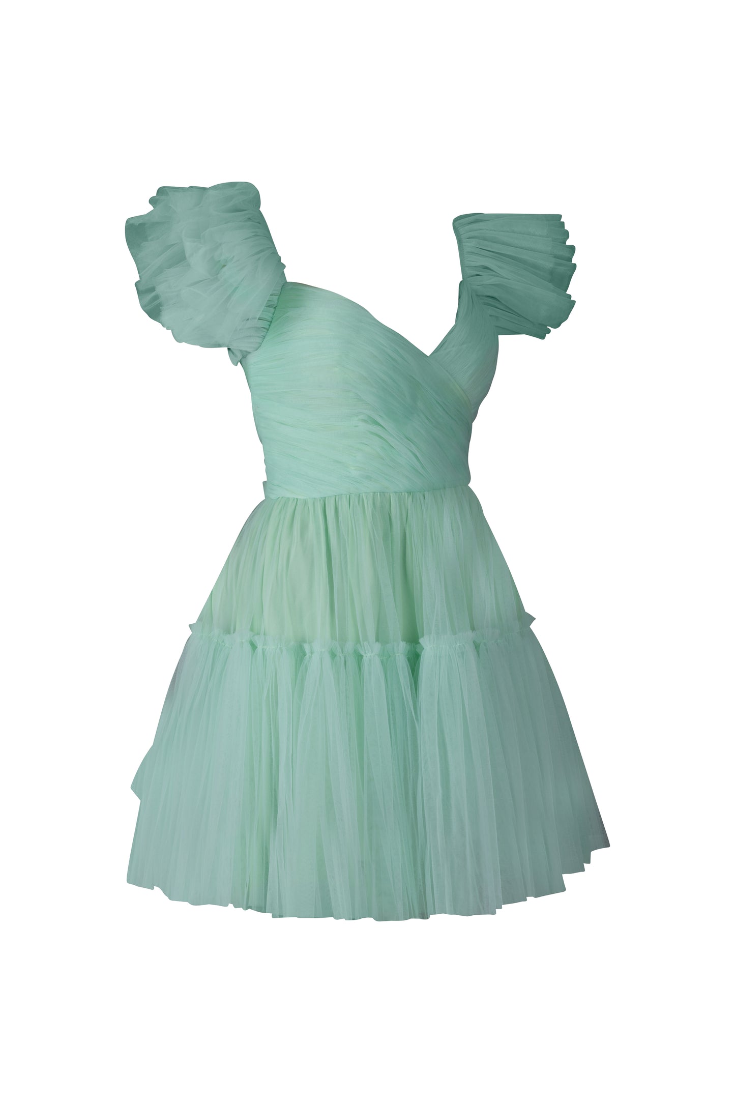 Tulle Mint Green Cocktail Dress