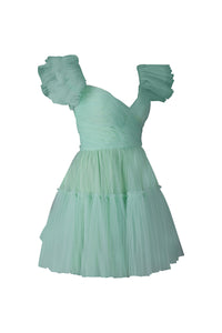 Tulle Mint Green Cocktail Dress