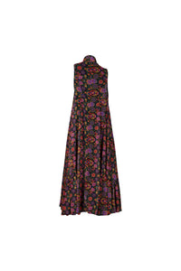 Multi-Color Floral Vest Dress
