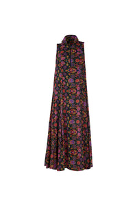 Multi-Color Floral Vest Dress